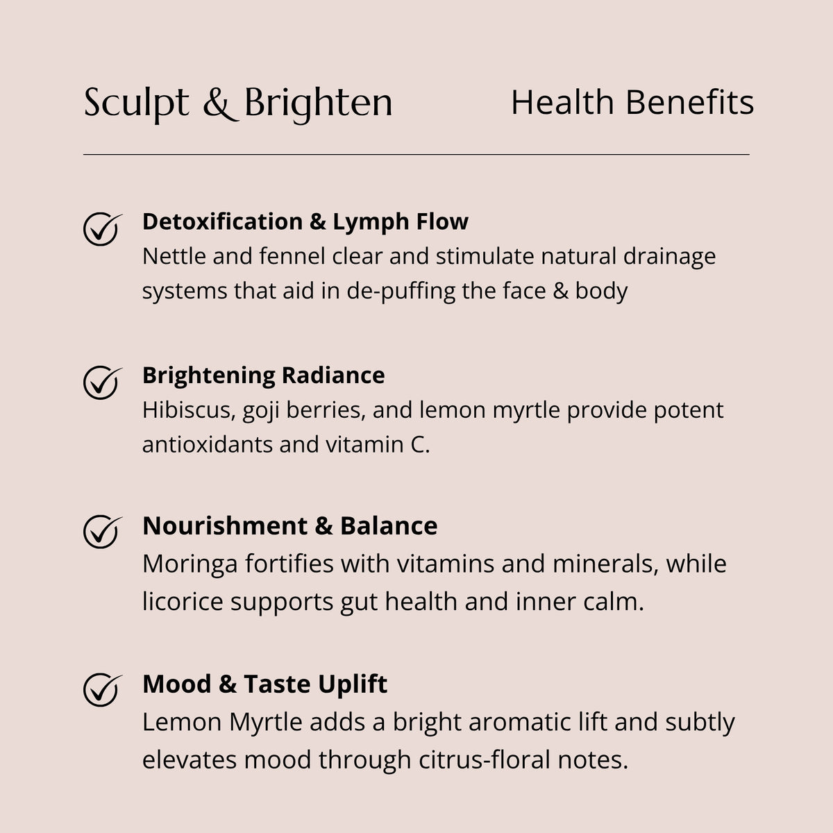 Sculpt & Brighten Tea