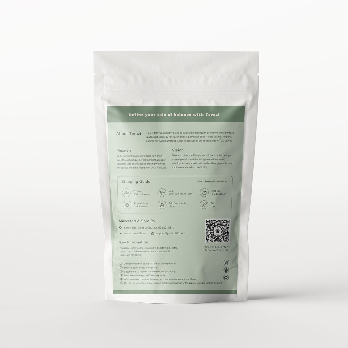Tulsi Vitality Tea